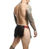 MOB Eroticwear Jupe homme Sm Roman Skirt Noire-Rouge
